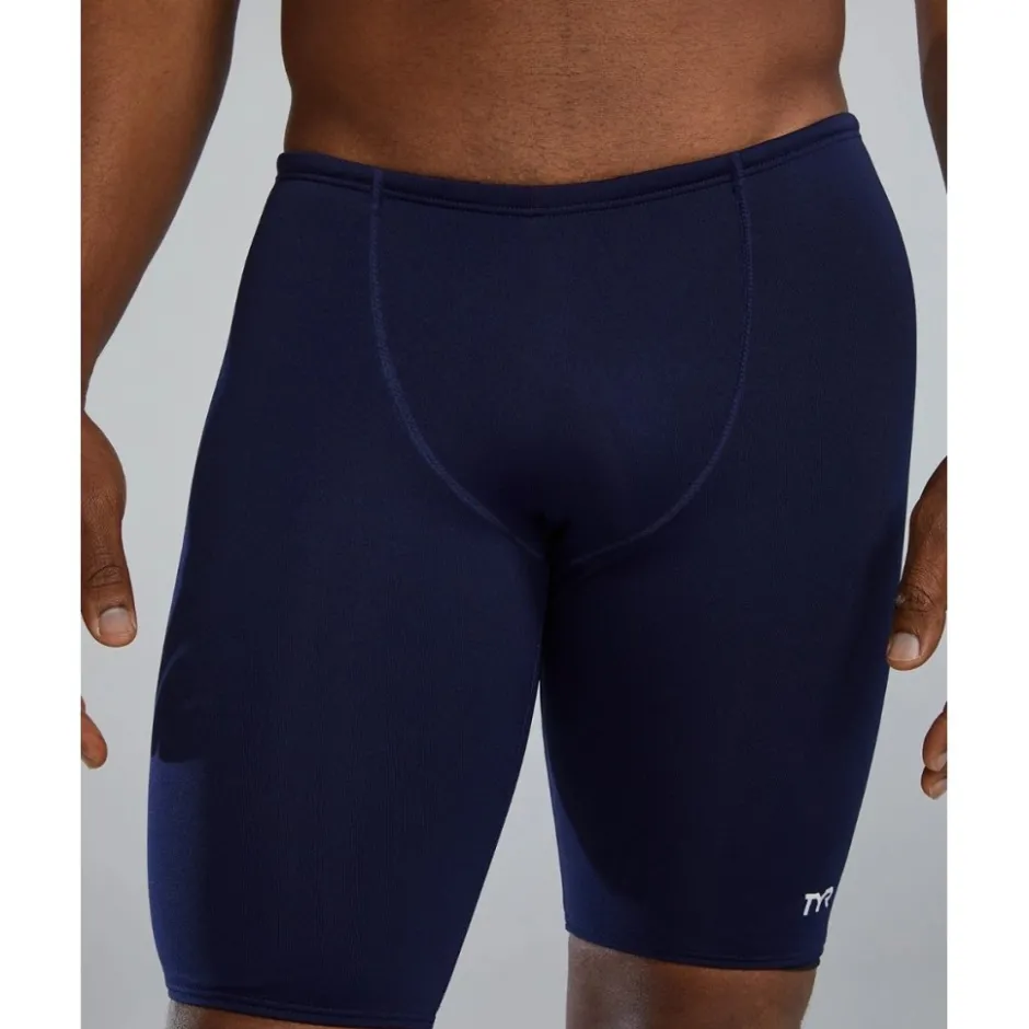 Wedstrijd Zwemkleding|Zwembroeken & Bikini'S < TYR Solid Durafast Elite® Zwemjammer Heren - navy