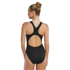 Wedstrijd Zwemkleding < TYR Solid Durafast Elite® Maxfit-A Badpak Dames - zwart