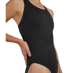 Wedstrijd Zwemkleding < TYR Solid Durafast Elite® Maxfit-A Badpak Dames - zwart