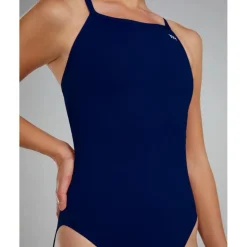 Wedstrijd Zwemkleding|Zwembroeken & Bikini'S < TYR Solid Durafast Elite® Diamondfit Badpak Dames - navy