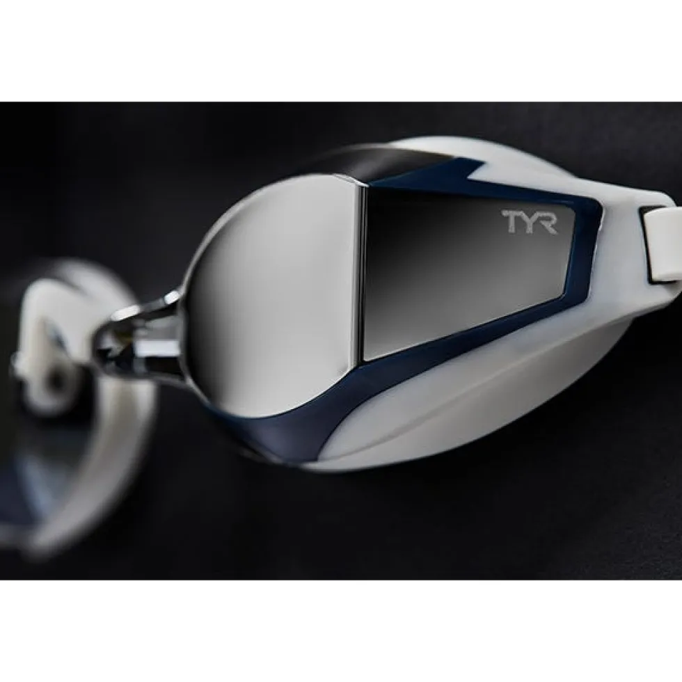 TYR Stealth-X Performance Zwembril - smoke/navy/navy