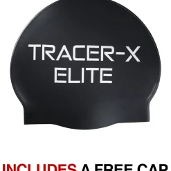 TYR Tracer-X Elite Racing Mirrored Zwembril - zilver/zwart/zilver