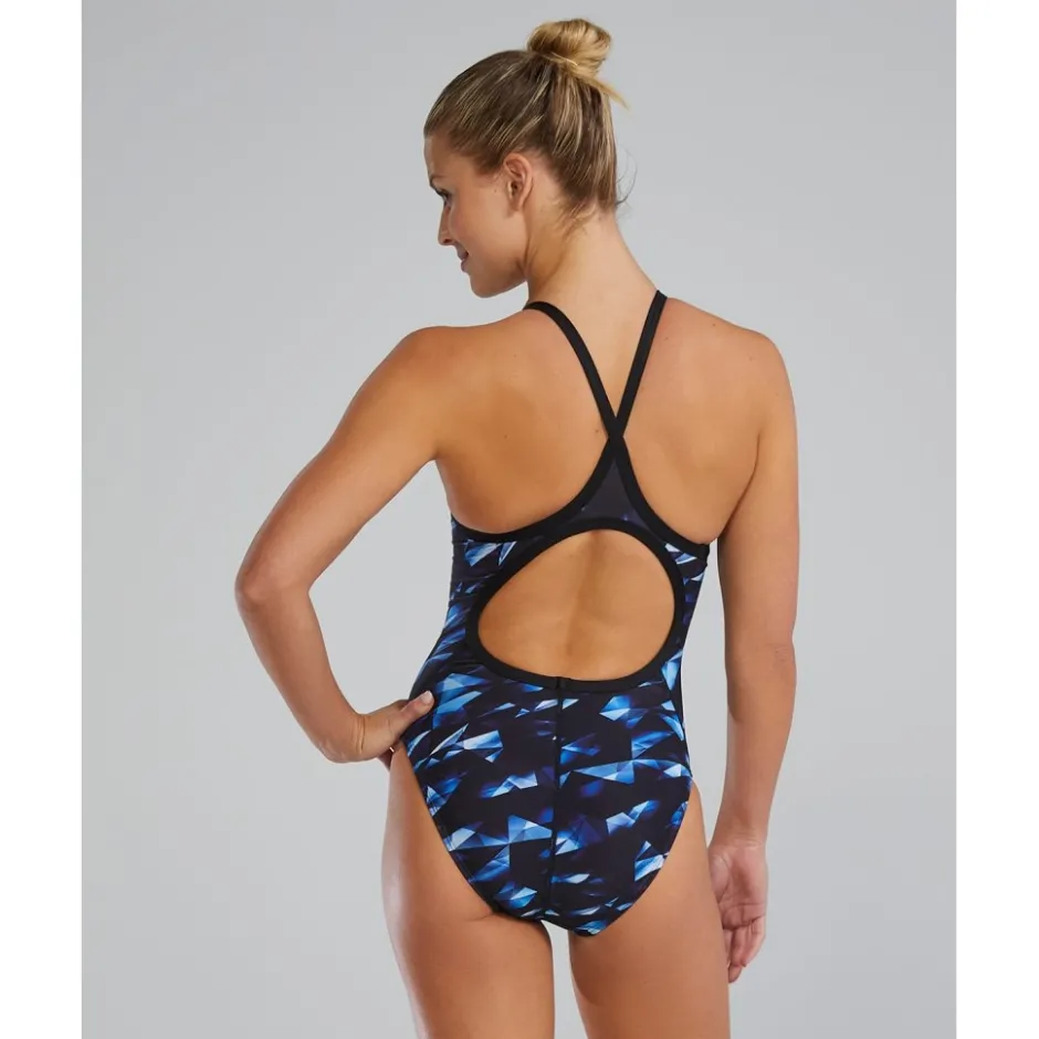 Wedstrijd Zwemkleding < TYR Triadic Durafast Elite® Diamondfit Badpak Dames - blauw