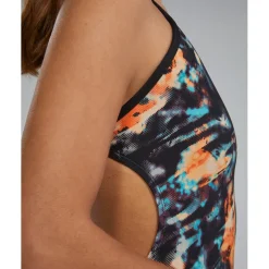 TYR Validus Durafast Elite® Cutoutfit Badpak Dames - orange/aqua/black