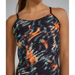 TYR Validus Durafast Elite® Cutoutfit Badpak Dames - orange/aqua/black