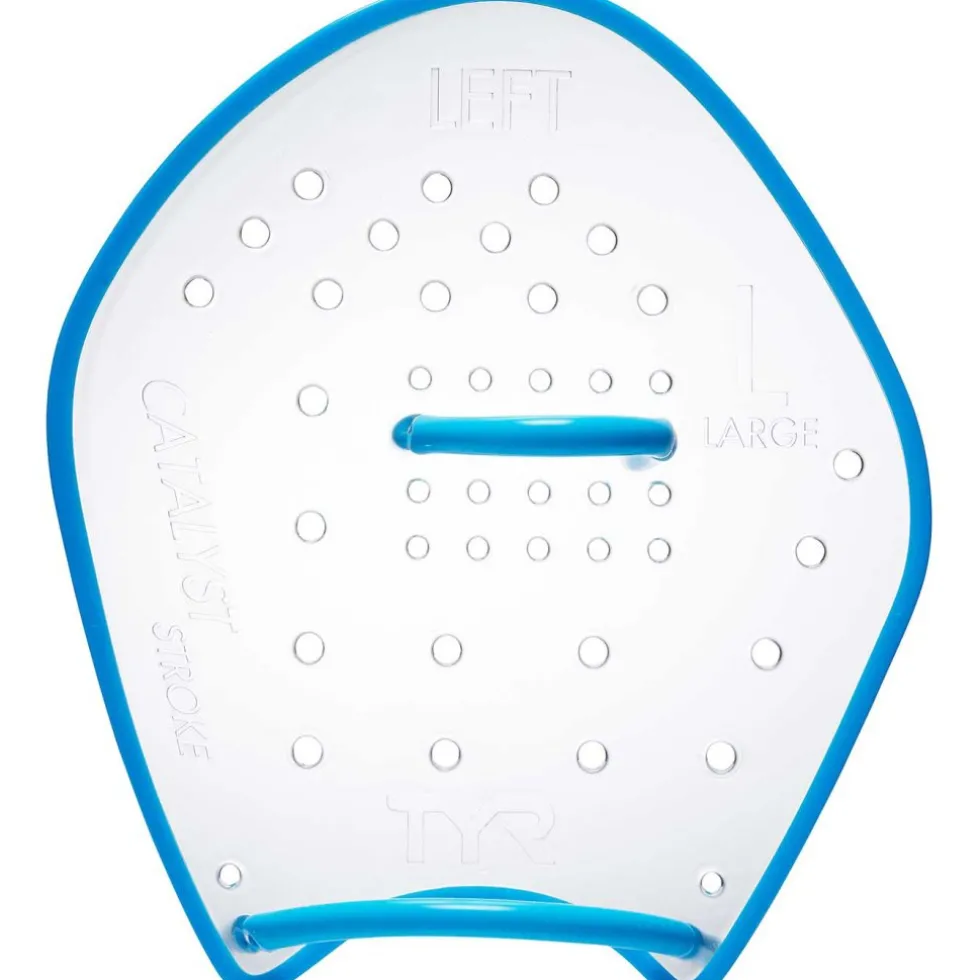 TYR Catalyst Stroke Training Zwempaddles - transparant