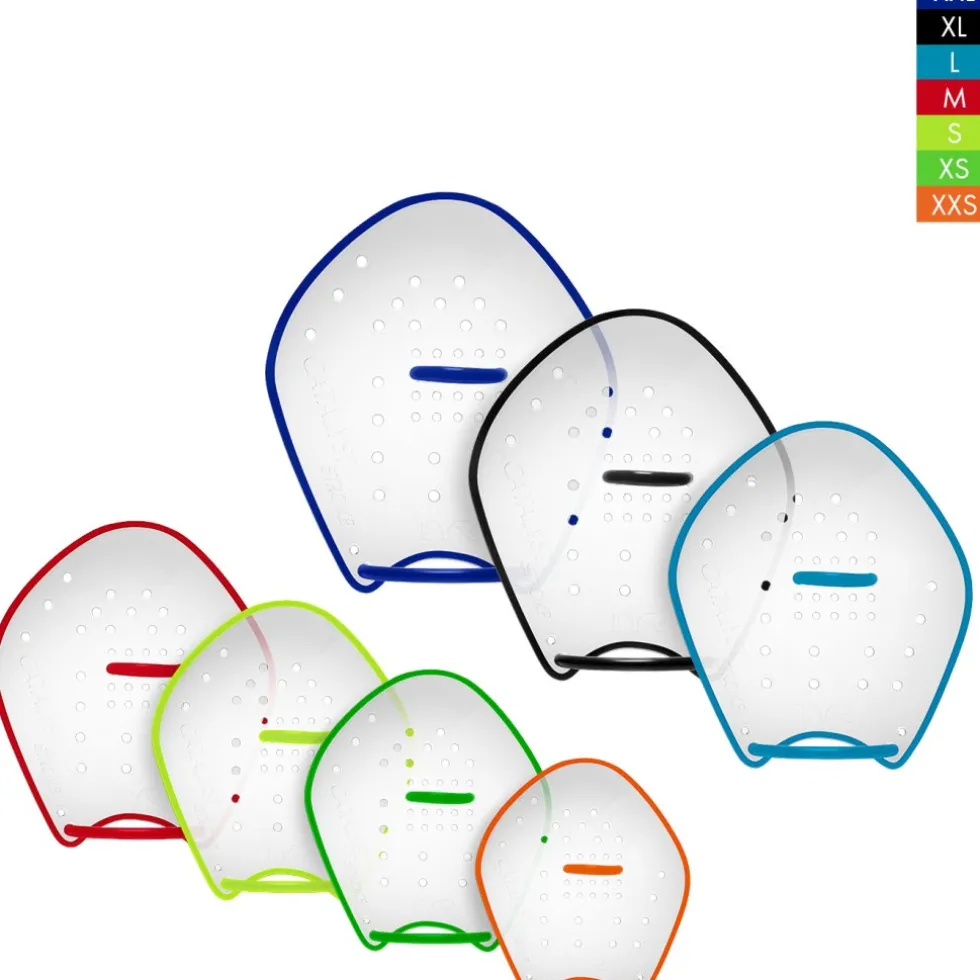 TYR Catalyst Stroke Training Zwempaddles - transparant