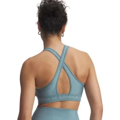 Under Armour Armour® Mid Crossback Sport BH Dames - Jasper Blue/Serpentine