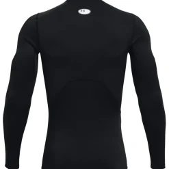 Under Armour ColdGear® Compression Mock Heren - Zwart / Wit