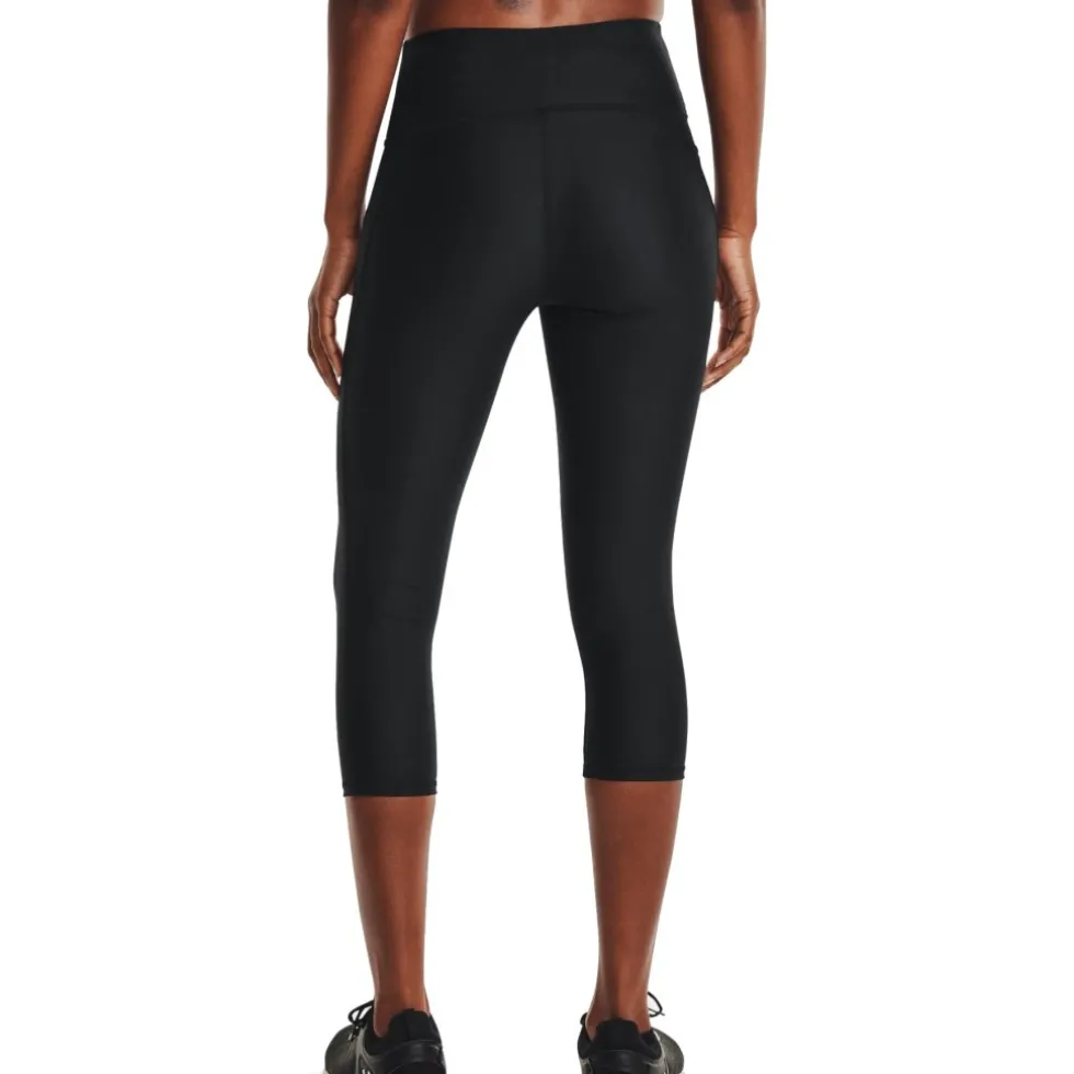 Under Armour HeatGear® Armour Hi-Rise Capri Dames - Zwart/Wit