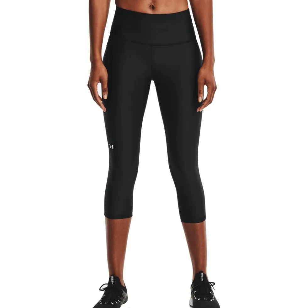 Under Armour HeatGear® Armour Hi-Rise Capri Dames - Zwart/Wit