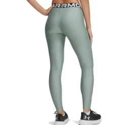 Broeken < Under Armour HeatGear® Legging Dames - Silica Green/Wit