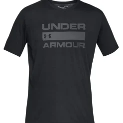 T-Shirts & Tops < Under Armour en' UA Tea Iue Wordark T-hirt - Black/Rhino Gray