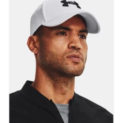 Under Armour UA Blitzing Pet Heren - Wit/Zwart