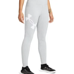 Under Armour UA Campus Legging Dames - Mod Gray Light Heather/White