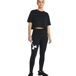 Broeken & Rokken < Under Armour UA Campus Legging Dames - Zwart/Wit