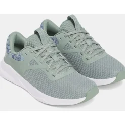 Under Armour UA Charged Aurora 2 + Trainingsschoenen Dames - Silica Green/White/Metallic Silica