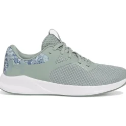 Under Armour UA Charged Aurora 2 + Trainingsschoenen Dames - Silica Green/White/Metallic Silica