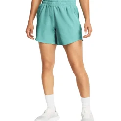 Broeken < Under Armour UA Flex Woven 13 cm Short Dames - Radial Turquoise/Radial Turquoise