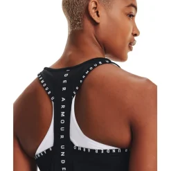 Under Armour UA Knockout Tanktop Dames - Zwart/Zwart/Wit