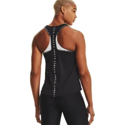 Under Armour UA Knockout Tanktop Dames - Zwart/Zwart/Wit