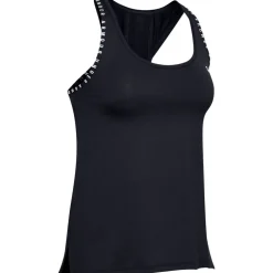 Under Armour UA Knockout Tanktop Dames - Zwart/Zwart/Wit
