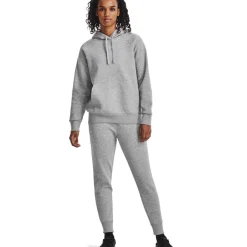 Broeken & Rokken < Under Armour UA Rival Fleece Joggingbroek Dae - od Gray Light Heather/White