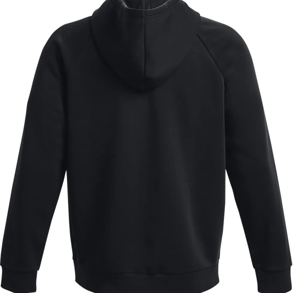 Under Armour UA Rival Fleece Hoodie met Volledige Rits Heren - Zwart/Wit