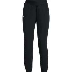 Under Armour UA Rival High-Rise Woven Broek Dames - Zwart/Wit