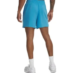 Broeken & Rokken < Under Armour UA Rival Terry 15 c Short Heren - Ether Blue/Onyx White