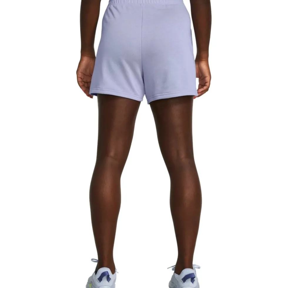 Under Armour UA Rival Terry Short Dames 1382742 - Celeste/White