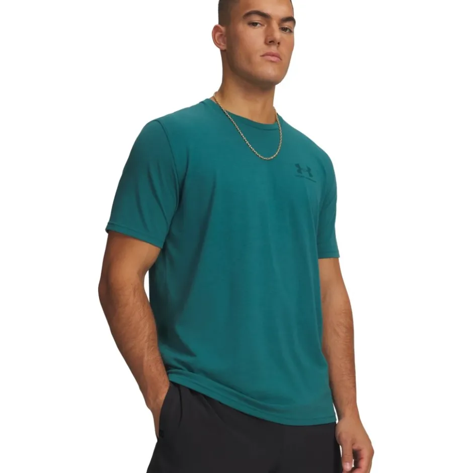 T-Shirts & Tops < Under Armour UA porttye eft Chet hirt et korte ouwen heren - Rack Green/Arden Green