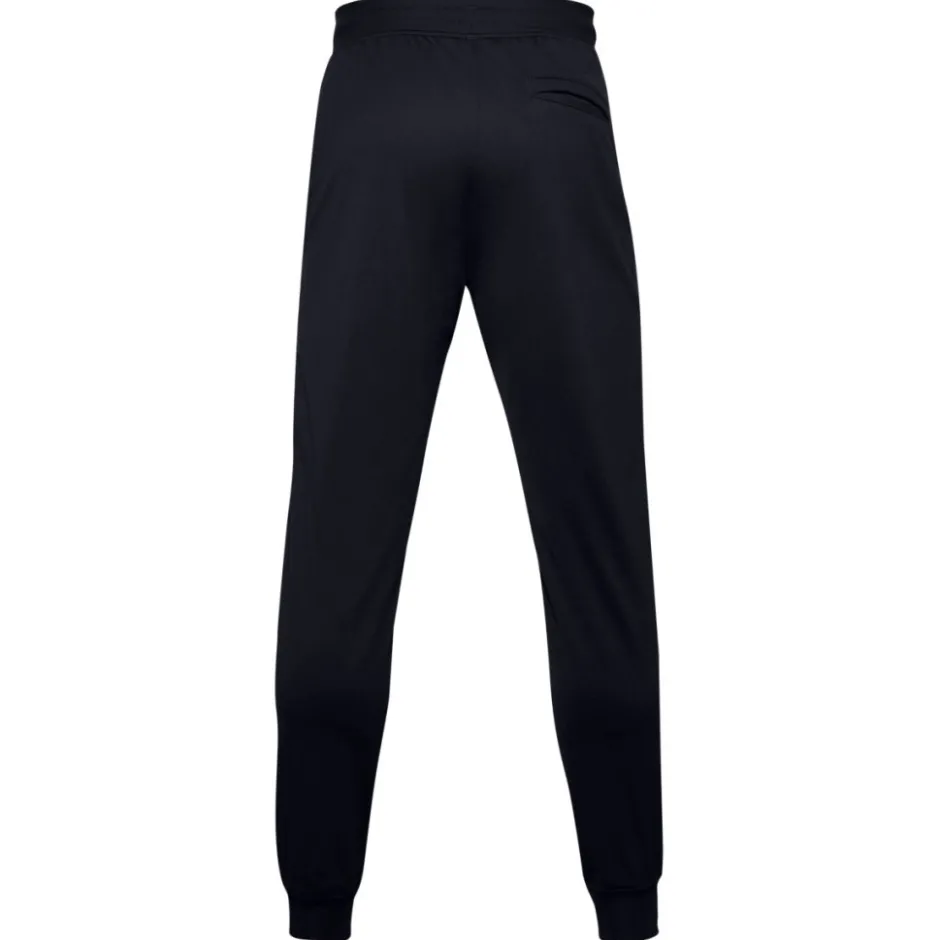 Broeken & Rokken|Broeken < Under Armour UA porttyle Joggingbroek Heren - Zwart/Wit