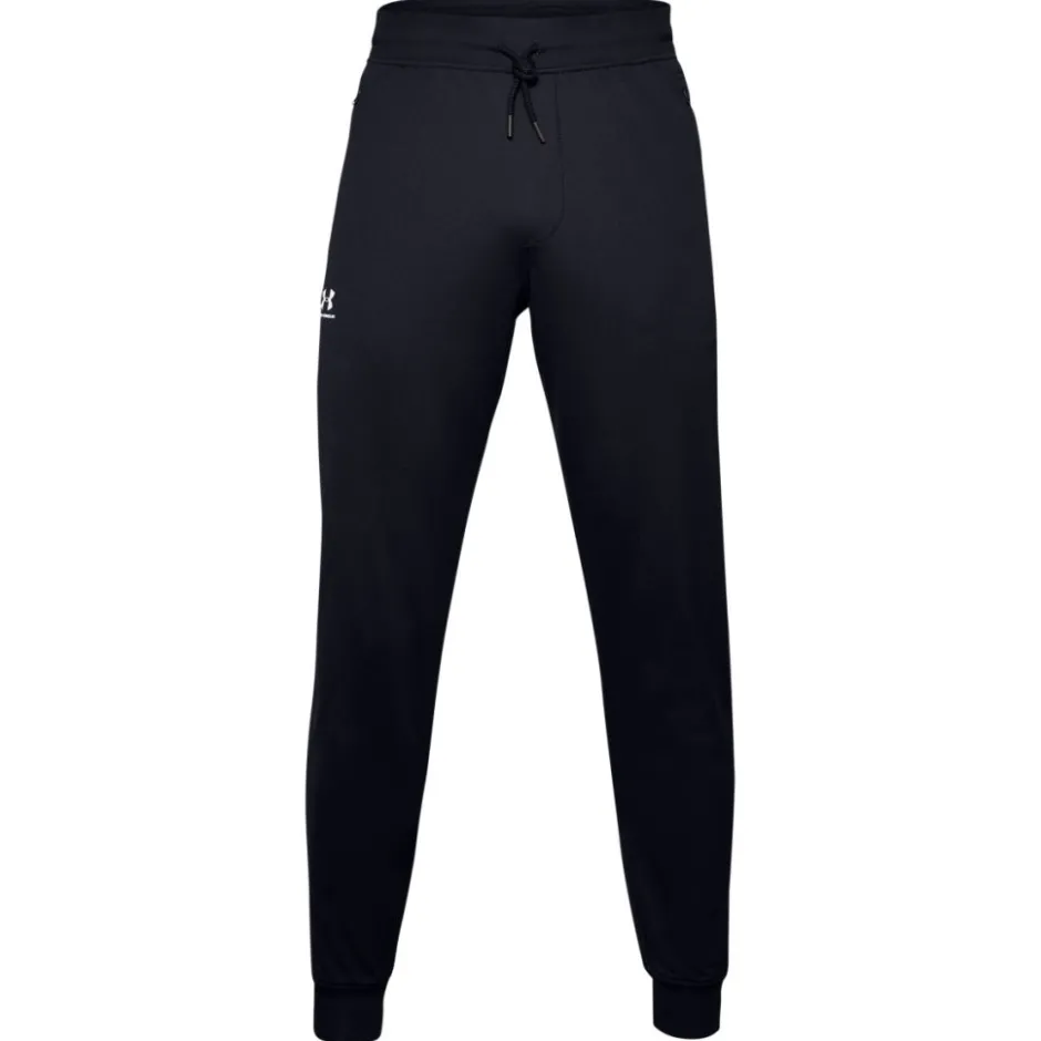 Broeken & Rokken|Broeken < Under Armour UA porttyle Joggingbroek Heren - Zwart/Wit