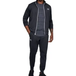 Broeken & Rokken|Broeken < Under Armour UA porttyle Joggingbroek Heren - Zwart/Wit