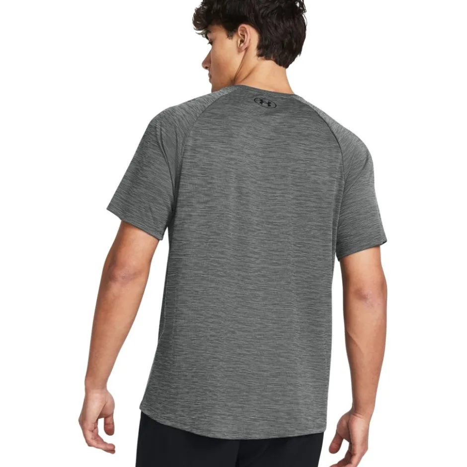 T-Shirts & Tops < Under Armour UA Tech™ Textured hirt met Korte Mouwen Heren - Caterock/Zwart