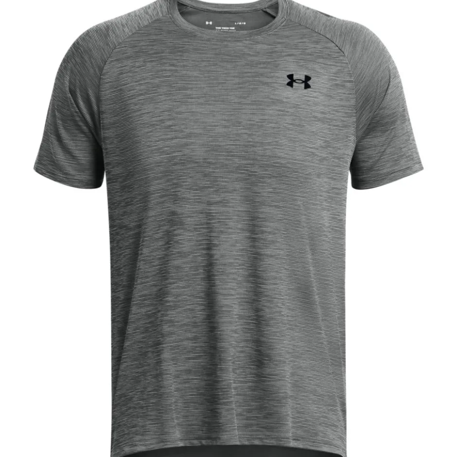 T-Shirts & Tops < Under Armour UA Tech™ Textured hirt met Korte Mouwen Heren - Caterock/Zwart
