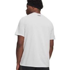 Under Armour UA Tech™ Vent Shirt met Korte Mouwen Heren - White/Black