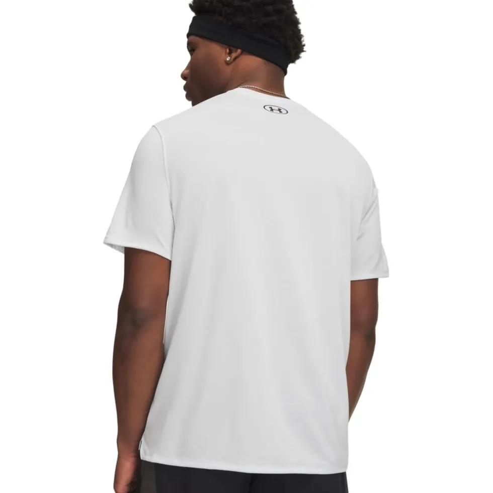 Under Armour UA Tech™ Vent Shirt met Korte Mouwen Heren - White/Black