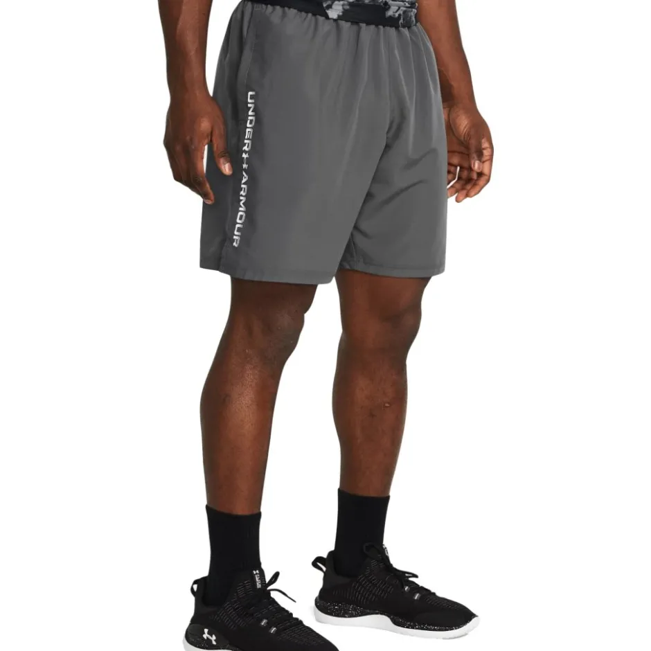 Broeken & Rokken|Broeken < Under Armour UA Tech™ Woven Wordark hort Heren - Caterock/White