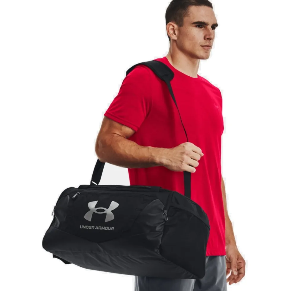 Under Armour UA Undeniable 5.0 Small Sporttas 40L - Zwart/Metallic Silver