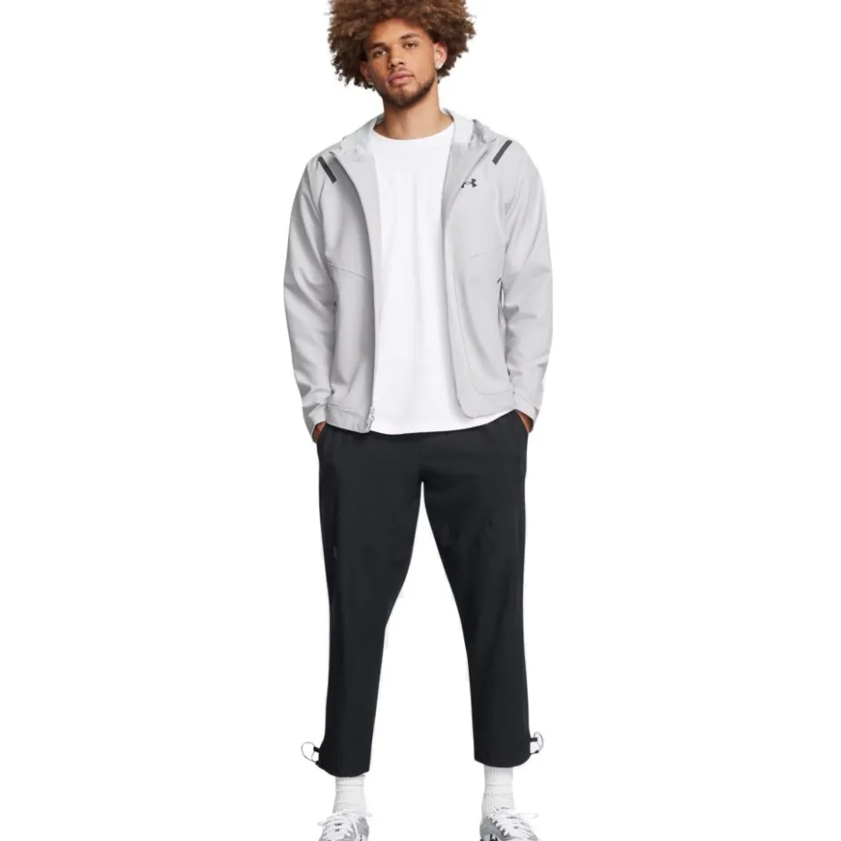 Jassen & Vesten < Under Armour UA Unstoppable Left Chest Jas Heren - Halo Gray/Zwart