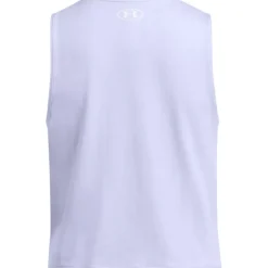 Under Armour UA Vanish Energy Crop Tanktop Dames - Celeste/White