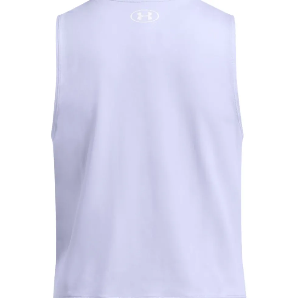 Under Armour UA Vanish Energy Crop Tanktop Dames - Celeste/White
