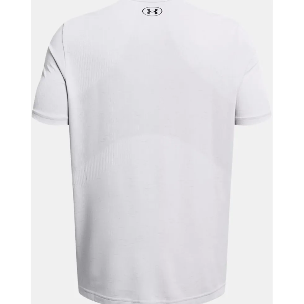 Under Armour UA Vanish Seamless Shirt met Korte Mouwen Heren - Wit/Zwart