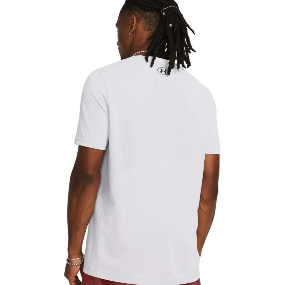 Under Armour UA Vanish Seamless Shirt met Korte Mouwen Heren - Wit/Zwart