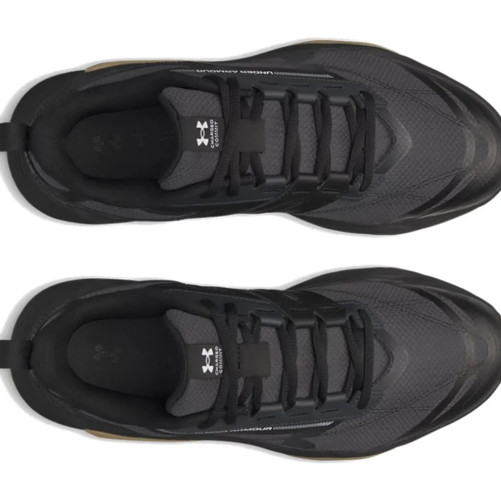 Under Armour UA Charged Commit TR 5 Hardloopschoenen Heren - Anthracite/Black/Black