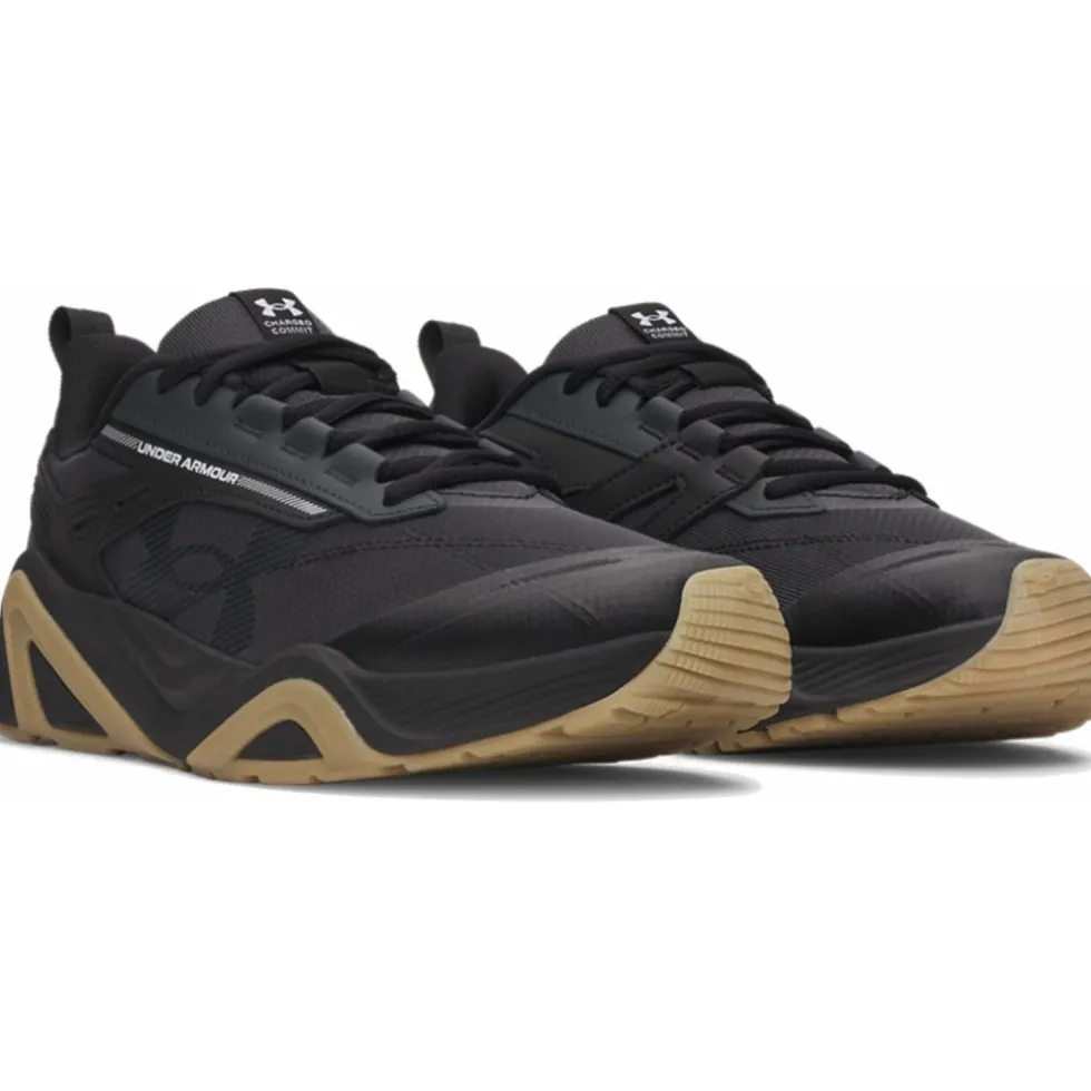 Under Armour UA Charged Commit TR 5 Hardloopschoenen Heren - Anthracite/Black/Black