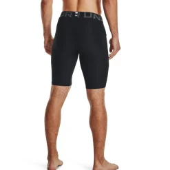 Under Armour HeatGear® Pocket Shorts Lang Heren - Zwart/Wit