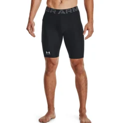 Under Armour HeatGear® Pocket Shorts Lang Heren - Zwart/Wit